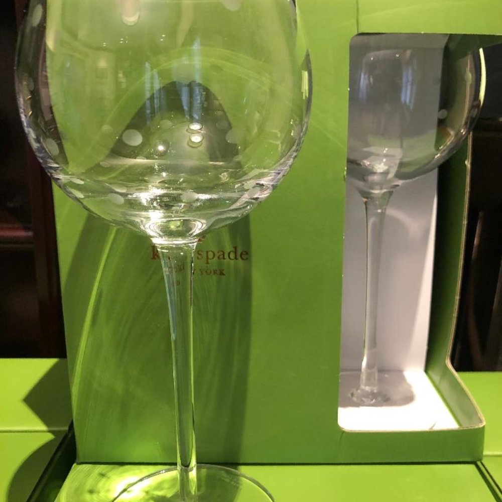 Kate Spade Larabee Dot Balloon Glasses (set of 3)